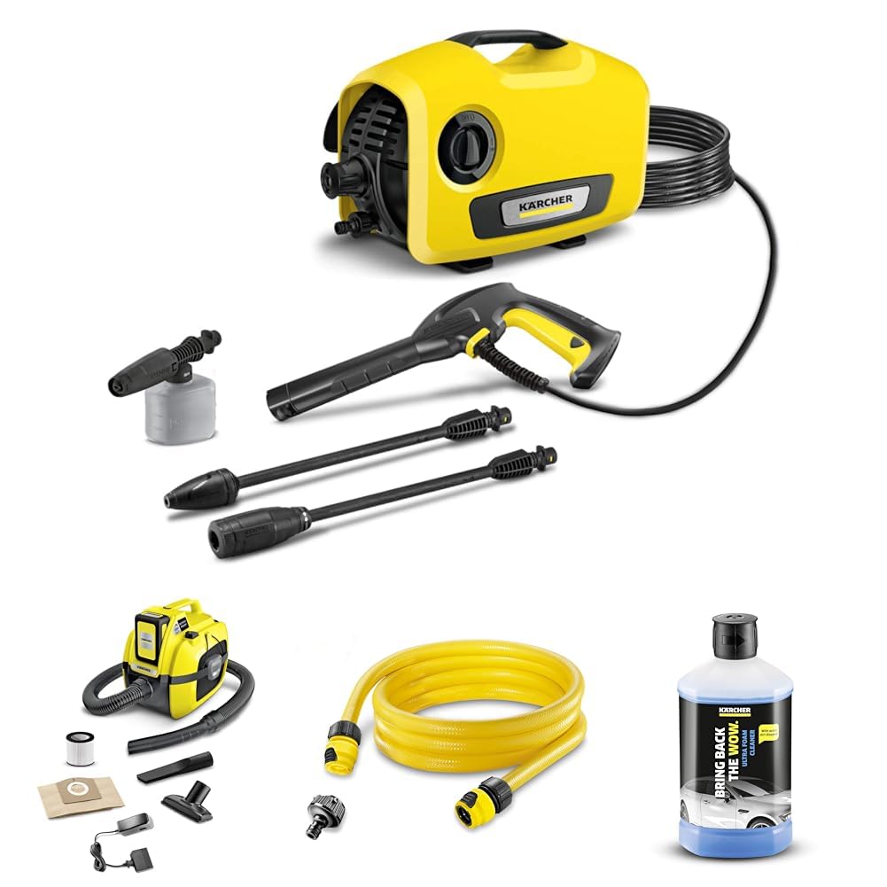 Amazon | 【車内外 洗車セット】 ケルヒャー(Karcher) 高圧洗浄機K2